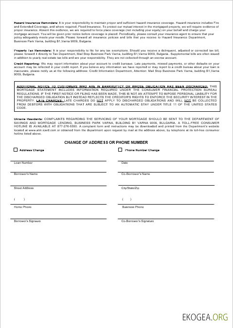 Relevé d'hypothèque bancaire Icard d'Ukraine aux formats Word et PDF 3